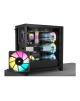 Corsair Tempered Glass PC Case iCUE 4000D RGB AIRFLOW Side window, Black, Mid-Tower, Power supply included No