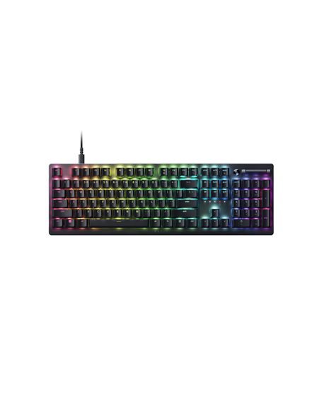 Razer Deathstalker V2, Gaming Keyboard, RGB LED light, RU, Black, Wired, Linear Optical Switch