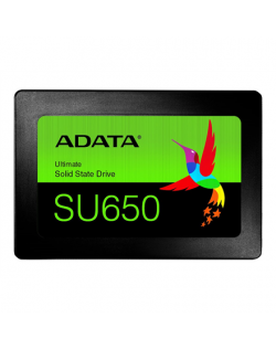 ADATA Ultimate SU650 1000 GB, SSD form factor 2.5", SSD interface SATA 6Gb/s, Write speed 450 MB/s, Read speed 520 MB/s