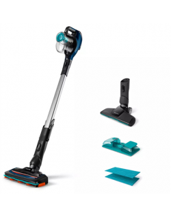 Philips Vacuum cleaner FC6719/01 Cordless operating Handstick Washing function - W 21.6 V Operating time (max) 50 min Blue/Black