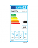 CATA Hood GT-PLUS 75 X /M Canopy Energy efficiency class C Width 79.2 cm 645 m³/h Mechanical control EcoLed Stainless Steel