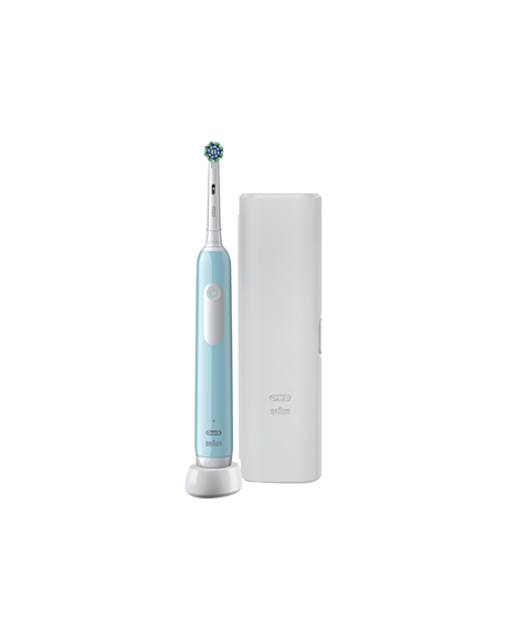 Oral-B Electric Toothbrush with Travel Case Pro Series 1 Rechargeable For adults Number of brush heads included 1 Caribbean Blue