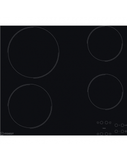 INDESIT Hob AAR 160 C Vitroceramic Number of burners/cooking zones 4 Touch Timer Black