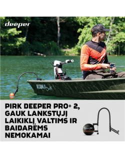 Deeper Smart Sonar PRO+2 with Flexy Arm 2 Deeper