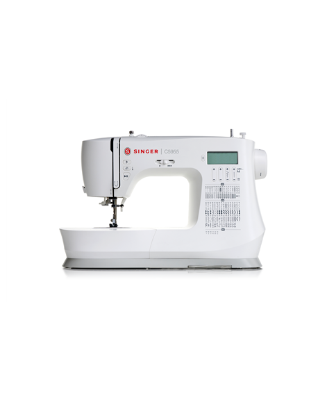 Singer Sewing Machine C5955 Number of stitches 417 Number of buttonholes 8 White