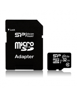 Silicon Power Elite 8GB microSDHC UHS-I 8GB GB, Micro SDHC, Flash memory class Class 10, SD