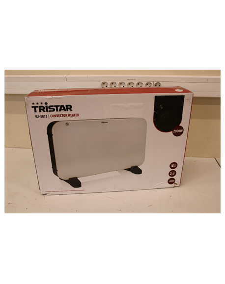 SALE OUT. Tristar KA-5813 Convector heater, White Tristar KA-5813 Convector Heater 2000 W Number of power levels 2 Suitable for 