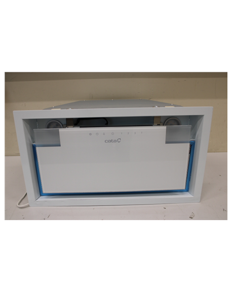 SALE OUT. CATA Hood GC DUAL A 45 XGWH Canopy Energy efficiency class A Width 45 cm 820 m³/h Touch control LED White glass DAMAGE