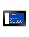 ADATA Ultimate SU650 2000 GB SSD form factor 2.5" SSD interface SATA 6Gb/s Write speed 450 MB/s Read speed 520 MB/s