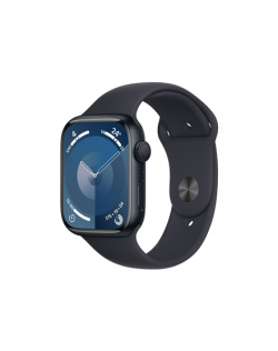 Apple Apple Watch Series 9 GPS 45mm Midnight Aluminium Case with Midnight Sport Band - M/L Apple
