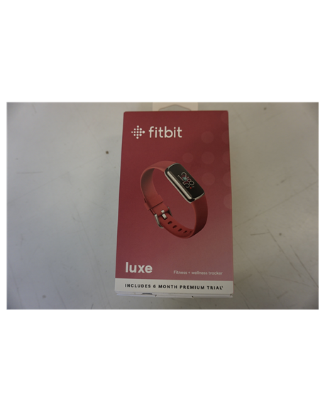 SALE OUT. Fitbit Luxe Fitness tracker, Platinum/Orchide Fitbit Luxe Fitness tracker Touchscreen Heart rate monitor Activity moni