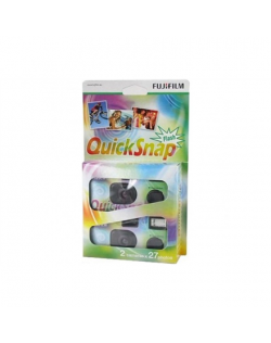 Fujifilm 7130786 QuickSnap 400 Disposable Flash Camera (Pack of 2) Fujifilm