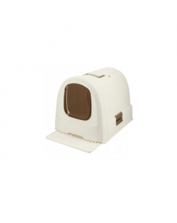 Curver Cat Toilet with Lid 198849 Cream