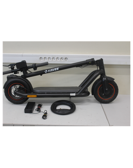 SALE OUT. Navee N65 Electric Scooter, Black Navee N65 Electric Scooter 500 W 25 km/h USED, REFURBISHED, SCRATCHED, WITHOUT ORIGI