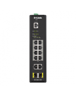 D-LINK DIS-200G-12PS L2 Managed Industrial Switch with 10 10/100/1000Base-T and 2 1000Base-X SFP ports D-Link Switch DIS-200G-12