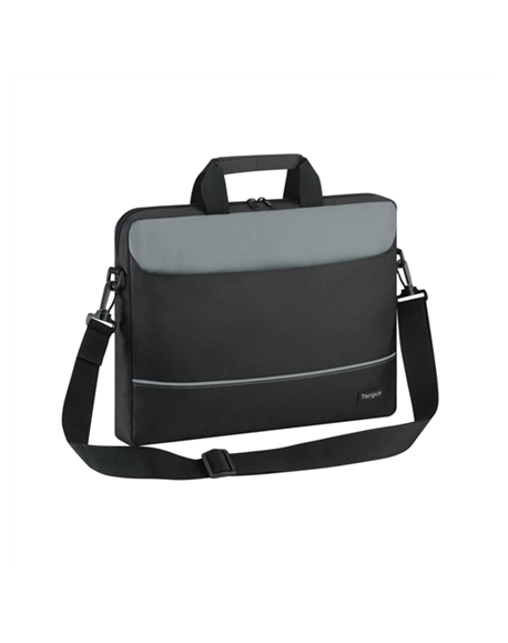 Targus Intellect Fits up to size 15.6 ", Black/Grey, Shoulder strap, Messenger - Briefcase,
