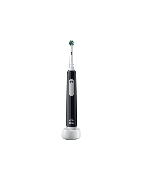 Oral-B Electric Toothbrush Pro Series 1 Cross Action Rechargeable For adults Number of brush heads included 1 Black Number of te
