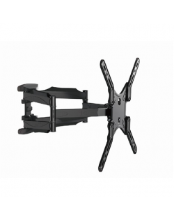 Gembird WM-60RT-01 TV wall mount (rotate & tilt), 32”-60”, 35 kg, Tilt, Black