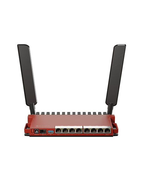 MikroTik Router L009UiGS-2HaxD-IN 802.11ax 10/100/1000 Mbit/s Ethernet LAN (RJ-45) ports 8 Mesh Support No MU-MiMO No No mobile 