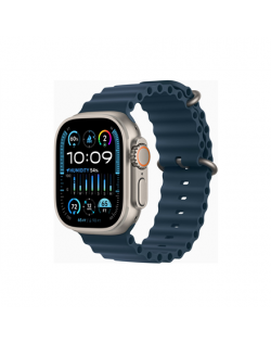 Apple Apple Watch Ultra 2 GPS + Cellular, 49mm Titanium Case with Blue Ocean Band Apple Water-resistant, Splash-resistant, Corro