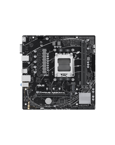 Asus PRIME A620M-K Processor family AMD Processor socket AM5 DDR5 DIMM Memory slots 2 Supported hard disk drive interfaces SATA,
