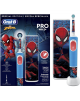 Oral-B Electric Toothbrush with Travel Case Vitality PRO Kids Spiderman Rechargeable For children Number of brush heads included