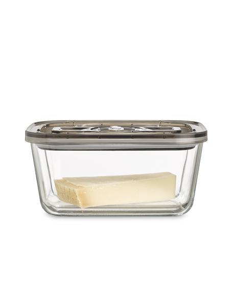 Caso Glass Vacuum Container with Plastic Lid VacuBoxx Eco L Transparent