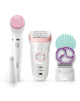 Braun Epilator Silk-épil Beauty Set 9 9/985 BS Operating time 50 min, Cordless, Number of speeds 2, White/Rose Gold