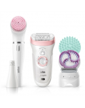 Braun Epilator Silk-épil Beauty Set 9 9/985 BS Operating time 50 min, Cordless, Number of speeds 2, White/Rose Gold