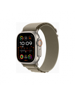 Apple Apple Watch Ultra 2 GPS + Cellular, 49mm Titanium Case with Olive Alpine Loop - Large Apple Ultra 2 Smart watch GPS (satel