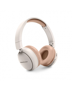 Energy Sistem Wireless Headphones with FM radio Radio Color Bluetooth Over-Ear Microphone Wireless Cream