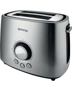 Gorenje Toaster T1000E Power 1000 W Number of slots 2 Housing material Metal Stainless Steel
