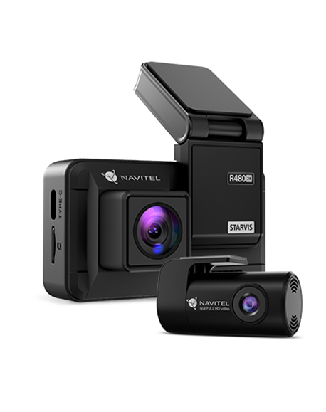 Navitel Dashcam with 2K video quality R480 2K IPS display 2'' 320х240 Maps included