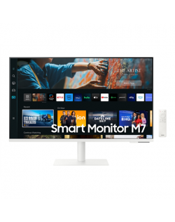 Samsung 4K Smart monitor M70C with integrated apps LS27CM703UUXDU 27 " VA 3840 x 2160 pixels 16:9 4 ms 300 cd/m² White 60 Hz HDM