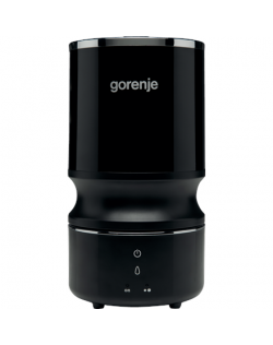 Gorenje Air Humidifier H08WB Humidifier 22 W Water tank capacity 0.8 L Suitable for rooms up to 15 m² Ultrasonic technology Blac