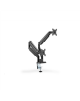 Digitus Desk Mount Universal Dual Monitor Mount with Gas Spring and Clamp Mount Swivel, height adjustment, rotate Black