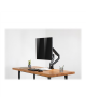 Digitus Desk Mount Universal Dual Monitor Mount with Gas Spring and Clamp Mount Swivel, height adjustment, rotate Black