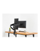 Digitus Desk Mount Universal Dual Monitor Mount with Gas Spring and Clamp Mount Swivel, height adjustment, rotate Black