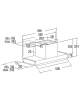 CATA Hood CORONA X 60/B Canopy Energy efficiency class A Width 59.5 cm 850 m³/h Electronic LED Stainless Steel