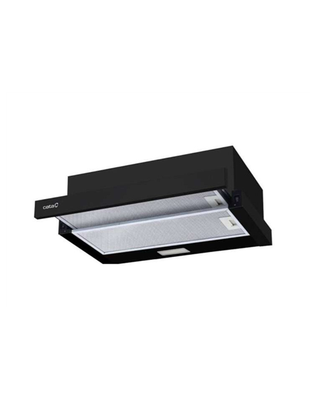 CATA TFB-5160 BK Telescopic Energy efficiency class C Width 59.5 cm 300 m³/h Mechanical control LED Black