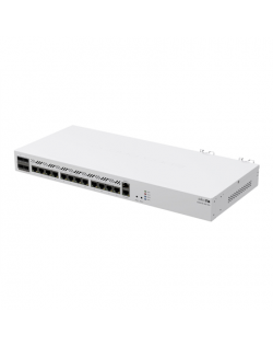 Mikrotik Cloud Core Router CCR2116-12G-4S+, 16-CORE 2 GHZ ARM CPU, 16 GB DDR4 RAM, 4x10G SFP+ ports, 13xGigabit LAN ports, 1x RJ