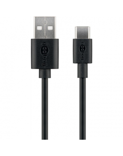 Goobay 59122 USB 2.0 cable (USB-C™ to USB A), black