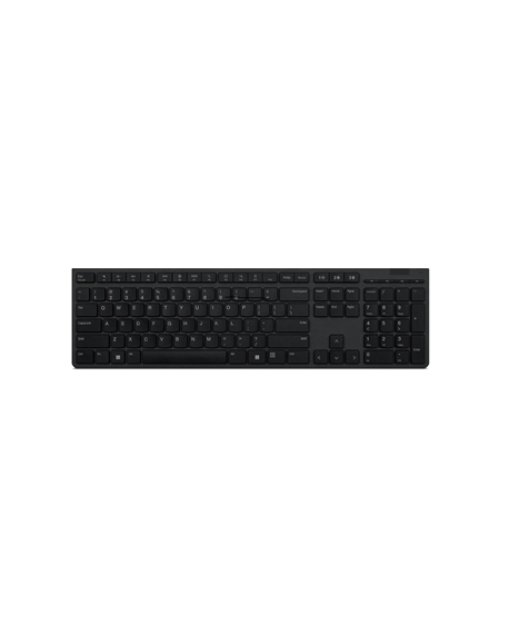 Lenovo Professional Wireless Rechargeable Keyboard 4Y41K04074 Keyboard Wireless Lithuanian Scissors switch keys Grey