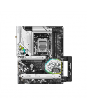 ASRock B650E Steel Legend WiFi Processor family AMD Processor socket AM5 DDR5 DIMM Memory slots 4 Supported hard disk drive interfaces SATA3, M.2 Number of SATA connectors 2 Chipset AMD B650 ATX