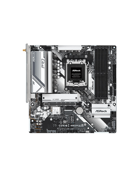 ASRock A620M Pro RS WiFi Processor family AMD Processor socket AM5 DDR5 DIMM Memory slots 4 Supported hard disk drive interfaces