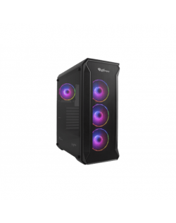 GENESIS IRID 505 ARGB Pc case, Midi tower, 2xUSB 3.0, 2xUSB 2.0, 2x Jack, Black