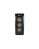 GENESIS IRID 505 ARGB Pc case, Midi tower, 2xUSB 3.0, 2xUSB 2.0, 2x Jack, Black