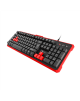 GENESIS RHOD 110 Gaming Keyboard, US Layout, Wired, Red