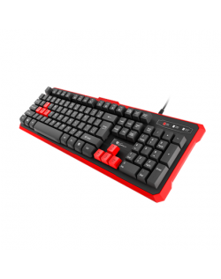 GENESIS RHOD 110 Gaming Keyboard, US Layout, Wired, Red