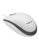 Logitech Mouse M100 Wired White USB-A